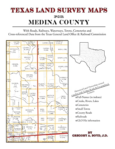 Stock image for Texas Land Survey Maps for Medina County for sale by ThriftBooks-Atlanta