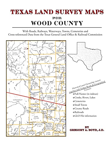 Beispielbild fr Texas Land Survey Maps for Wood County zum Verkauf von Lucky's Textbooks
