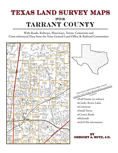Texas Land Survey Maps for Tarrant County (9781420351682) by Boyd J.D., Gregory A