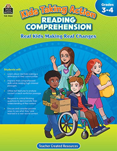 Stock image for Kids Taking Action: Reading Comprehension (Gr. 3-4) for sale by Revaluation Books