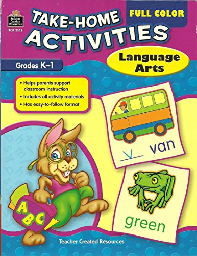 9781420621624: Language Arts, Kindergarten - 1st Grade (Take-home Activities)