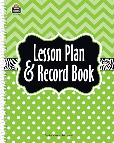 Beispielbild fr Lime Chevron and Dots Lesson Plan &amp; Record Book zum Verkauf von Blackwell's