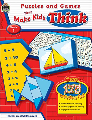 9781420625615: Puzzles and Games That Make Kids Think! Grade 1 (Puzzels and Games That Make Kids Think)