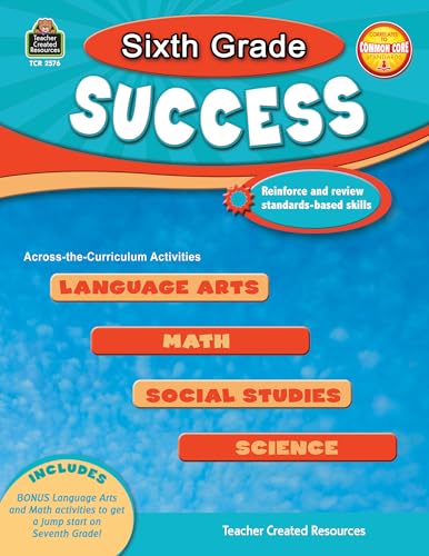 Stock image for Sixth Grade Success for sale by Better World Books