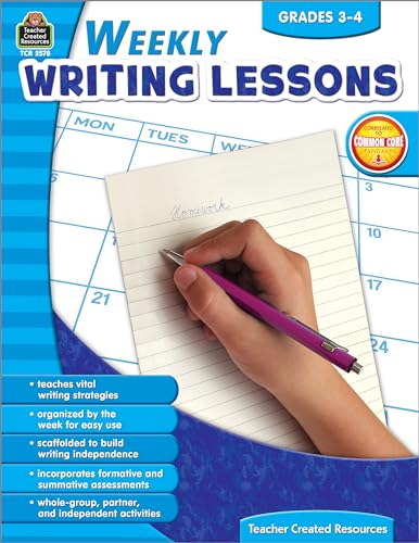 Stock image for Weekly Writing Lessons Grades 3-4: Grades 3-4 for sale by BooksRun