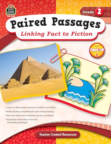 Stock image for Teacher Created Resources Paired Passages: Linking Fact to Fiction Book, Grade 2 for sale by Green Street Books