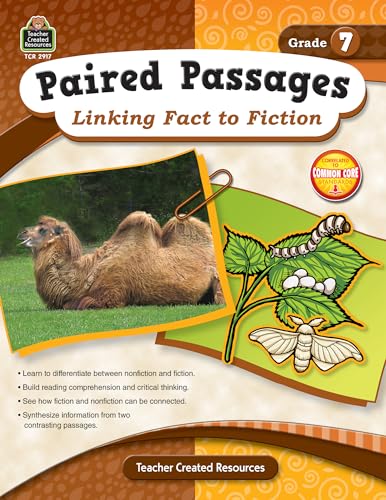 9781420629170: Teacher Created Resources Paired Passages: Linking Fact to Fiction Book, Grade 7