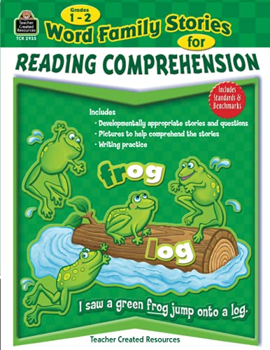 Imagen de archivo de Word Family Stories for Reading Comprehension Grd 1-2: Grades 1-2 a la venta por SecondSale