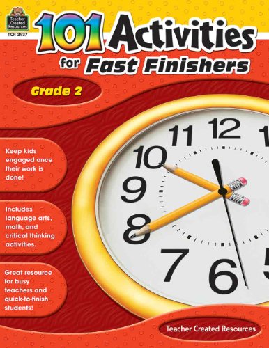 101 Activities For Fast Finishers Grade 2: Grade 2 (9781420629378) by Teacher Created Resources Staff, .