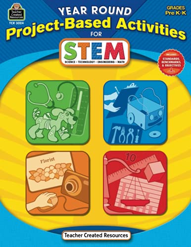 9781420630244: Year Round Project-Based Activities for STEM PreK-K: Grades Prek-K