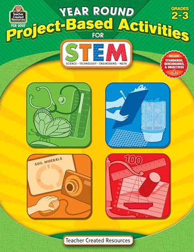 9781420630275: Year Round Project-Based Activities for STEM: Grades 2-3