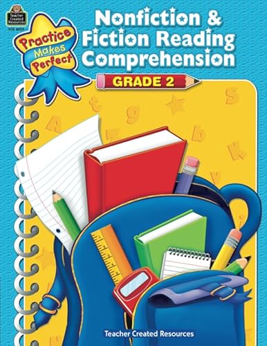 Imagen de archivo de Nonfiction Fiction Reading Comprehension Grade 2: Grade 2 (Practice Makes Perfect) a la venta por Off The Shelf