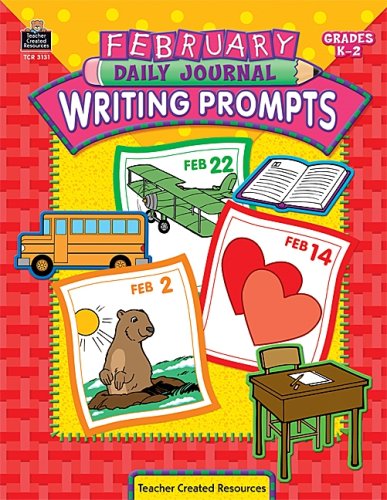 9781420631319: February Daily Journal Writing Prompts
