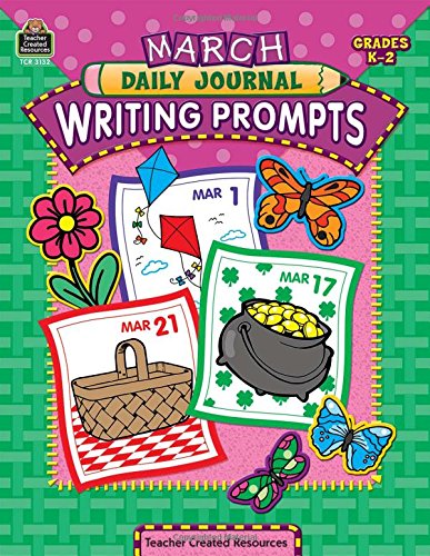 Stock image for March Daily Journal Writing Prompts Grades K-2 for sale by HPB-Ruby