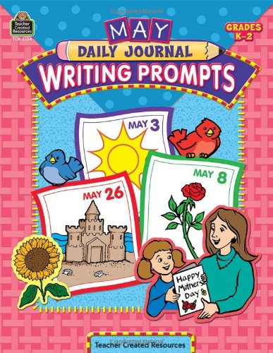 9781420631340: May Daily Journal Writing Prompts: Grades K-2