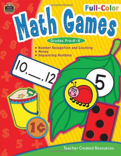 Stock image for Full-color Math Games: Grades Pre K-K for sale by SecondSale