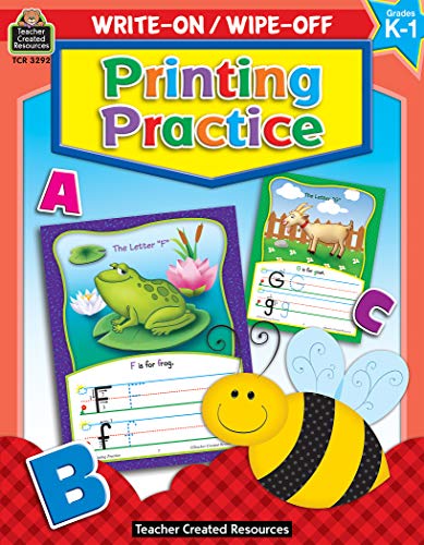 9781420632927: Write-On/Wipe-Off: Printing Practice