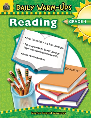 Stock image for Daily Warm-Ups: Reading, Grade 4: Reading, Grade 4 for sale by SecondSale