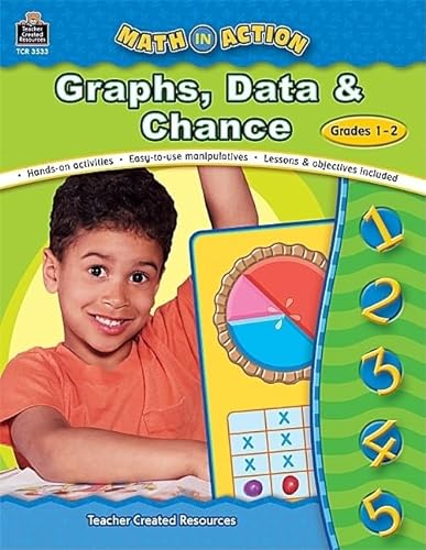 Stock image for Graphs, Data & Chance, Grades 1-2 (Math in Action series) for sale by HPB-Red