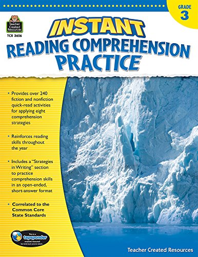 Beispielbild fr Instant Reading Comprehension Practice Grade 3: Grade 3 zum Verkauf von Bookmans