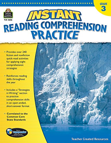 9781420636567: Instant Reading Comprehension Practice, Grade 3