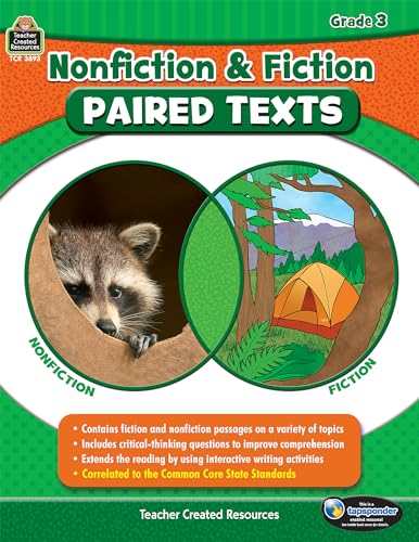 Beispielbild fr Nonfiction and Fiction Paired Texts Grade 3: Grade 3 zum Verkauf von BooksRun