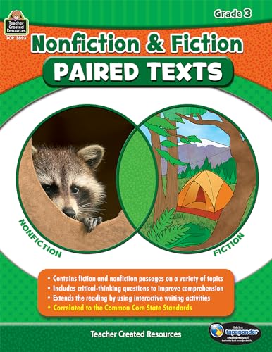 Stock image for Nonfiction and Fiction Paired Texts Grade 3 for sale by Better World Books