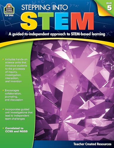 Beispielbild fr Stepping Into STEM Grade 5: Grade 5 zum Verkauf von BooksRun