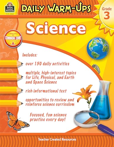 Beispielbild fr Teacher Created Resources Daily Warm-Ups Science Book, Grade 3 zum Verkauf von BooksRun