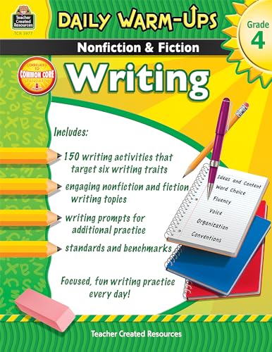 Stock image for Daily Warm-Ups: Nonfiction & Fiction Writing Grd 4: Nonfiction & Fiction Writing Grd 4 for sale by Once Upon A Time Books
