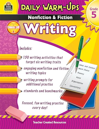 Stock image for Daily Warm-Ups: Nonfiction & Fiction Writing Grd 5: Nonfiction & Fiction Writing Grd 5 for sale by SecondSale