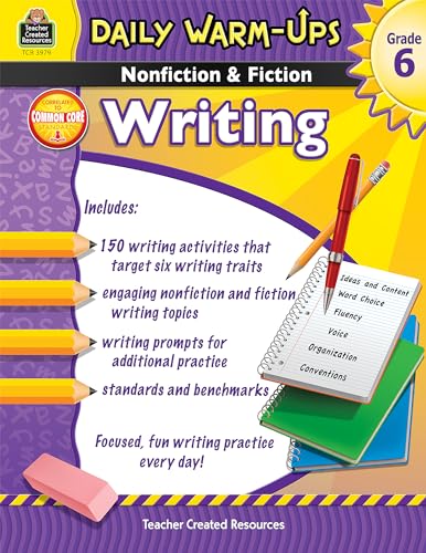 Stock image for Daily Warm-Ups: Nonfiction Fiction Writing Grd 6: Nonfiction Fiction Writing Grd 6 for sale by Goodwill Books