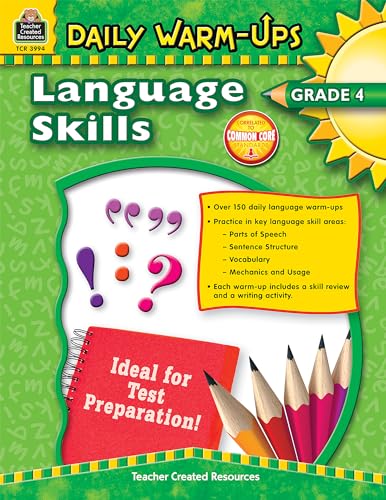 Stock image for Daily Warm-Ups: Language Skills Grade 4: Language Skills Grade 4 for sale by Goodwill of Colorado