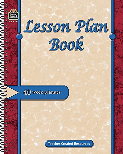 Lesson Plan Book: 40 Week Planner