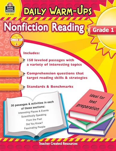 9781420650310: Nonfiction Reading Grd 1 (Daily Warm-Ups)