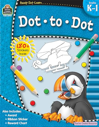 Stock image for Dot to Dot Grades K-1 (Ready Set Learn) for sale by Ergodebooks
