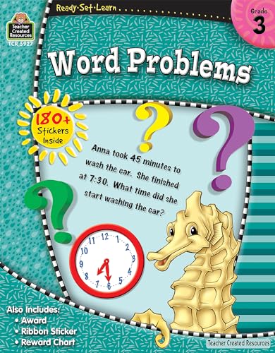 Stock image for Ready-Set-Learn: Word Problems Grd 3 (Ready Set Learn) for sale by Revaluation Books