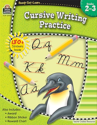 ReadyÂ·SetÂ·Learn: Cursive Writing Practice, Grades 2â€“3 from Teacher Created Resources (Ready, Set, Learn Series) (9781420659429) by Teacher Created Resources