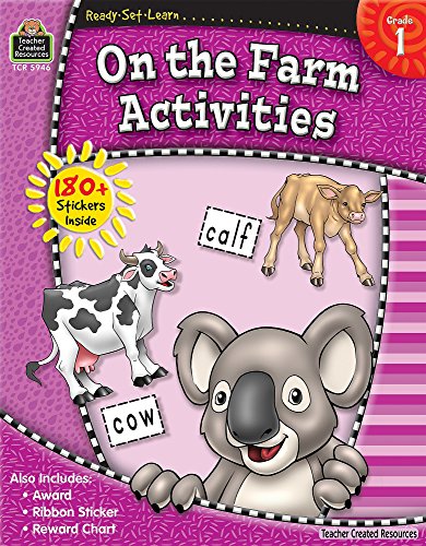 Ready-Set-Learn: On the Farm Activities Grd 1 (9781420659467) by Teacher Created Resources Staff