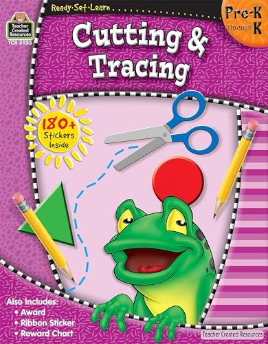 Stock image for ReadySetLearn: Cutting & Tracing, Grades PreK"K from Teacher Created Resources for sale by Once Upon A Time Books