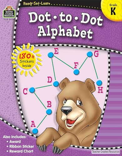 9781420659566: Ready-Set-Learn: Dot-To-Dot Alphabet Grd K