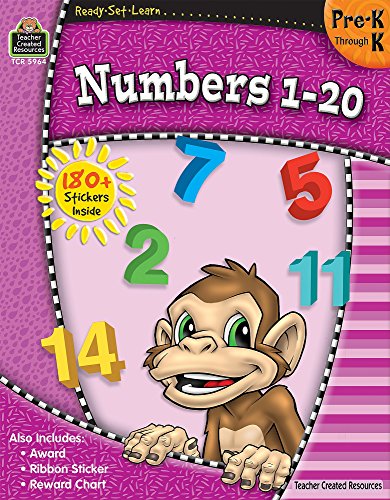 Stock image for Ready-Set-Learn: Numbers 1-20 PreK-K for sale by SecondSale