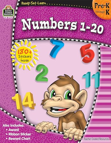 Stock image for Ready-Set-Learn: Numbers 1-20 PreK-K for sale by SecondSale