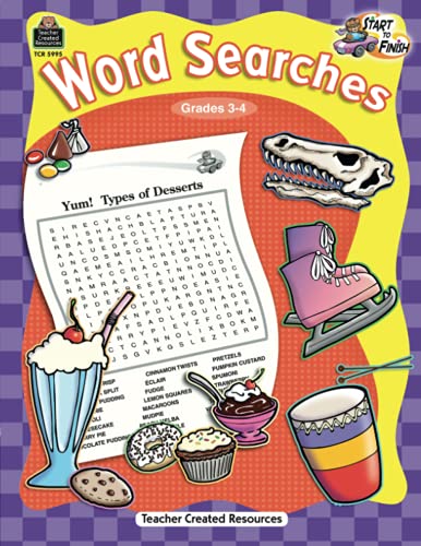 Stock image for Start to Finish - Word Searches, Grades 3-4 for sale by Better World Books