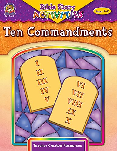 9781420670509: Bible Stories & Activities: Ten Commandments: Ten Commandments