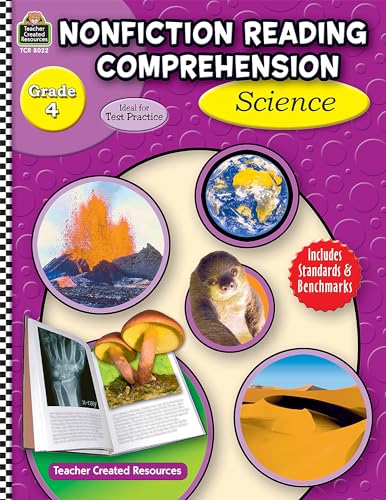 9781420680225: Nonfiction Reading Comprehension: Science, Grade 4: Science, Grade 4