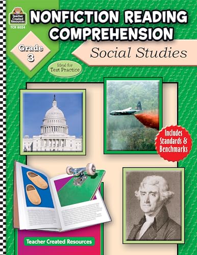 Stock image for Nonfiction Reading Comprehension: Social Studies, Grade 3 for sale by ThriftBooks-Dallas