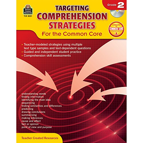 9781420680317: Teacher Created Resources Targeting Comprehension Strategies: For the Common Core Book with CD, Grade 2
