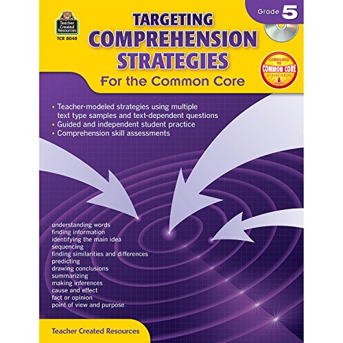 Beispielbild fr Teacher Created Resources Targeting Comprehension Strategies: For the Common Core Book with CD, Grade 5 zum Verkauf von BooksRun