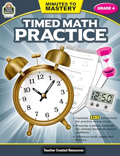 Stock image for Minutes to Mastery - Timed Math Practice Grade 4: Grade 4 for sale by HPB-Red